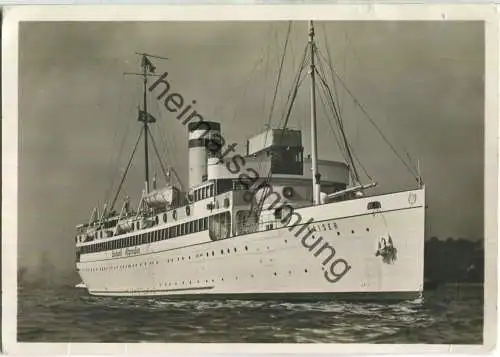 Seedienst Ostpreussen - Turbinen-Schnelldampfer Kaiser - Foto-Ansichtskarte - Verlag Georg Stilke Hamburg