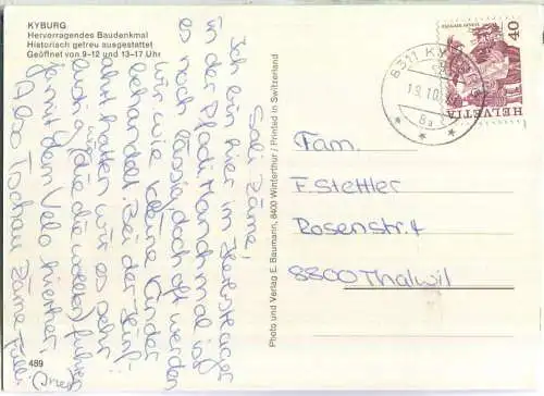 Kyburg - Verlag E. Baumann Winterthur