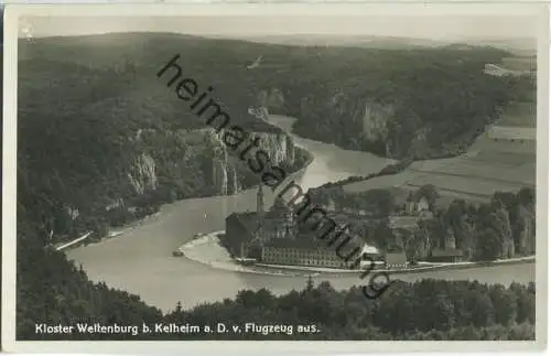 Kloster Weltenburg bei Kehlheim - Foto-Ansichtskarte - Franckh-Verlag Stuttgart