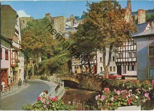 Bad Münstereifel - Am Entenmarkt mit Blick auf die Burg - Verlag Robert Cornely Bad Wörishofen