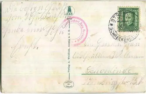 Usti nad Labem - Aussig - Schreckenstein - Verlag A. Weidlich Aussig