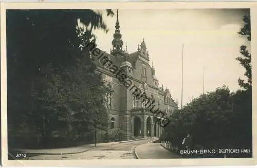 Brno - Brünn - Deutsches Haus - Foto-Ansichtskarte