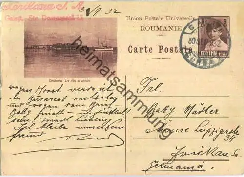 Ganzsache - Constantza - Les silos de cereales