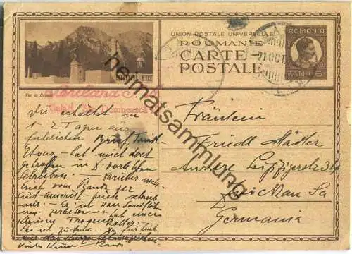 Ganzsache - Vue de Busteni