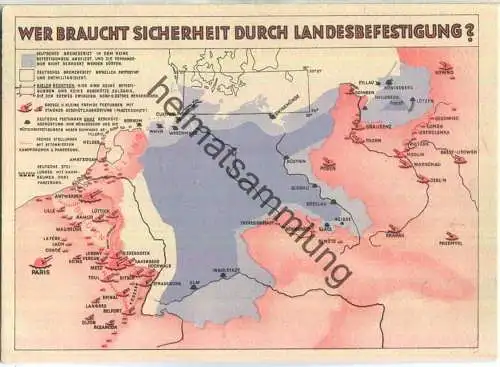 Wer braucht Sicherheit durch Landesbefestigung - Verlag Albert Nauck & Co Berlin
