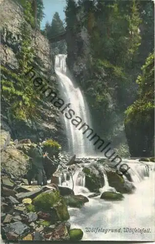 Miedzygorze - Wölfelsgrund - Wölfelsfall - Verlag A. Walzel Mittelwalde