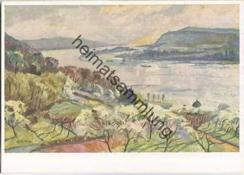 Der Rhein bei Königswinter - Künstler-Hilfswerk 1937 - Erich v Perfall Düsseldorf - Bild 60/X