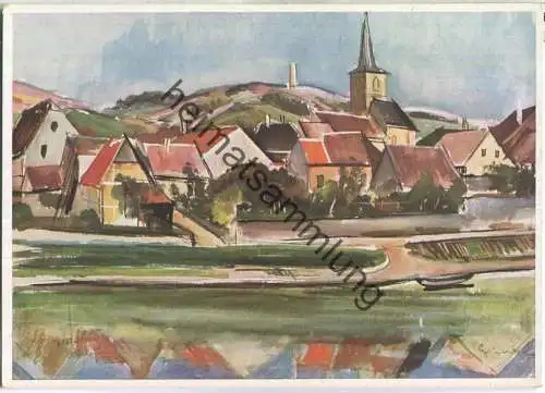 Klein Ochsenfurt am Main - Künstler-Hilfswerk 1937 - Otto Geigenberger München - Bild 6/I