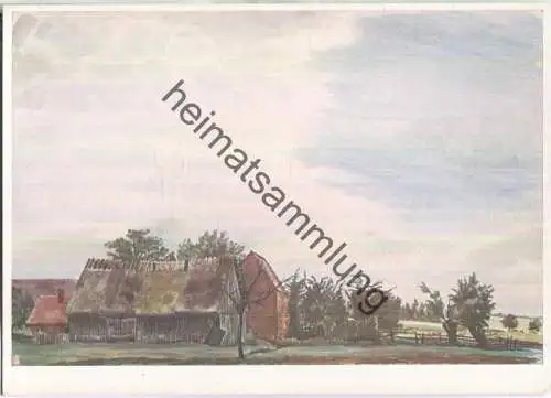 Alte Scheune - Künstler-Hilfswerk 1937 - Hermann Drost Berlin - Bild 47/VIII - Verlag Wilhelm und Bertha von Baensch
