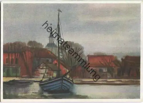 Dorfansicht - Künstler-Hilfswerk 1937 - Hermann Teuber Berlin - Bild 23/IV - Verlag Wilhelm und Bertha von Baensch