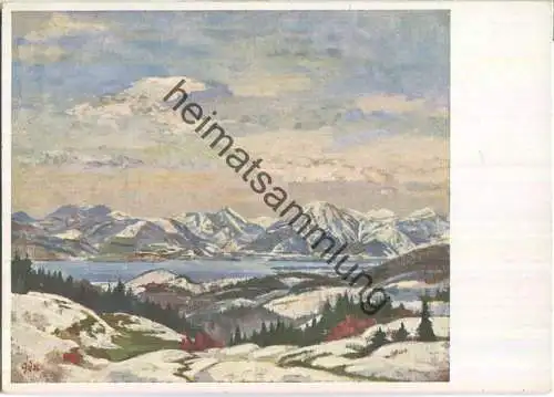 Vorfrühling am Tegernsee - Künstler-Hilfswerk 1937 - Prof. Hans Gött München - Bild 32/VI