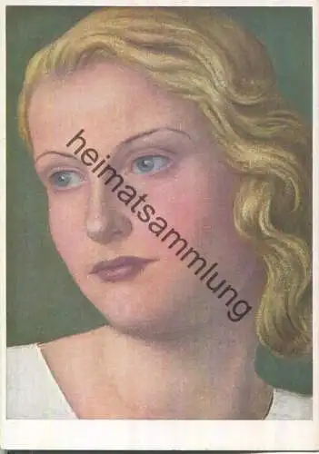 Mädchenbildnis - Künstler-Hilfswerk 1937 - Bruno Breil Berlin - Bild 48/VIII - Verlag Wilhelm und Bertha von Baensch