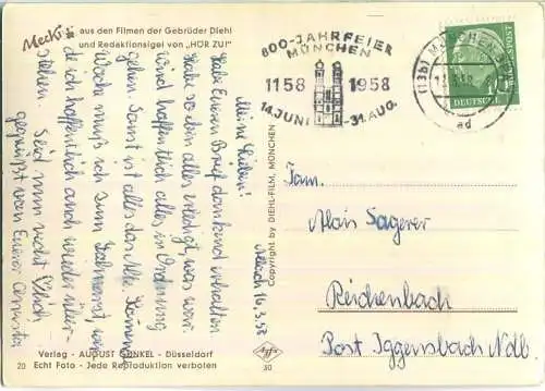 Mecki - Süsses Nichtstun! - Nr. 20 - Verlag August Gunkel Düsseldorf
