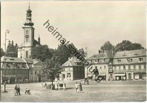 Schönlinde - Krasna Lipa - Rude namesti -  Foto-Ansichtskarte - Verlag Nakladatelstvi Orbis Praha