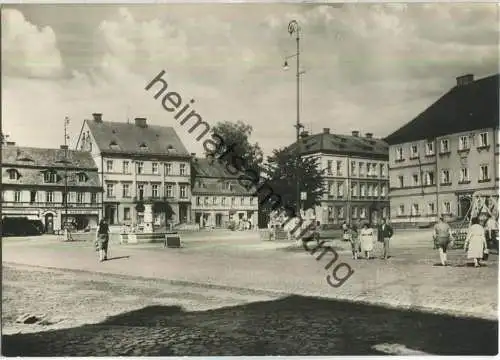 Schönlinde - Krasna Lipa - Rude namesti -  Foto-Ansichtskarte - Verlag Nakladatelstvi Orbis Praha