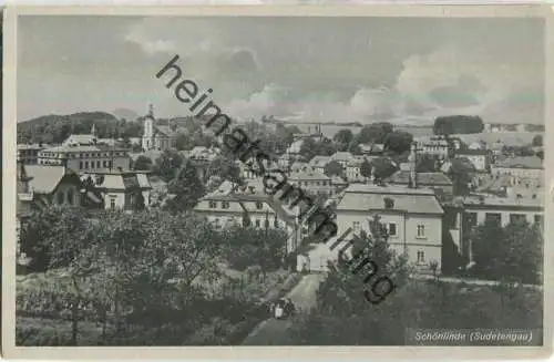 Schönlinde - Krasna Lipa - Foto-AK - Verlag Josef Marschner Schönlinde