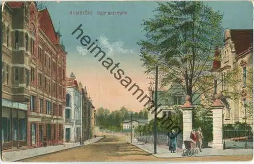 Rumburg - Rumburk - Bahnhofsstrasse - Verlag Heinrich Haase Rumburg