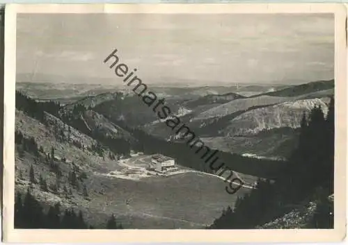 Tatra - Berghaus Krakau - Foto-Ansichtskarte - Verlag Akropol Krakau - Rückseite beschrieben 1944