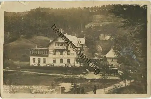 Zadni Doubice - Hinterdaubitz - Böhmische Mühle - Foto-Ansichtskarte