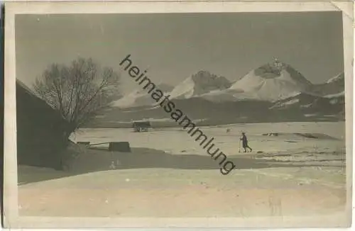 Gerlachovsky stit - Tatr. Poliankou - Foto-Ansichtskarte - Verlag Turistik und Alpinismus Kesmark 1929