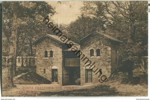 Saalburg - Porta Praetoria von innen - Verlag Hch. Kumpf Frankfurt