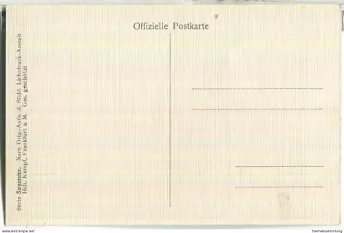 Saalburg - Porta Praetoria von innen - Verlag Hch. Kumpf Frankfurt