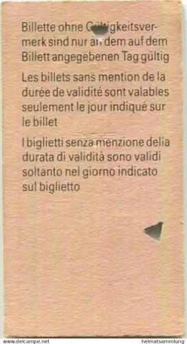 Schweiz - Embrach-Rorbas Winterthur Winterthur Töss retour - Fahrkarte 50% 1989