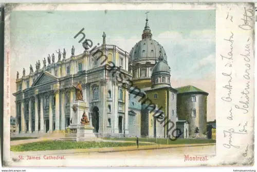 Montreal - St. James Cathedral - Verlag Montreal Import Co No. 107