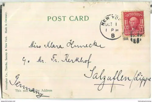 New York - Elevated R. R. Curve - Verlag Aristophot Co Taucha