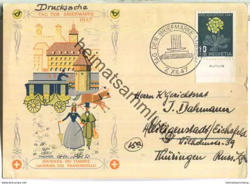 Postkarte Tag der Briefmarke - Sonderstempel