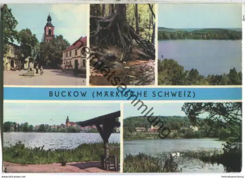 Bad Buckow - Markt - Griepensee - Verlag VEB Bild und Heimat Reichenbach