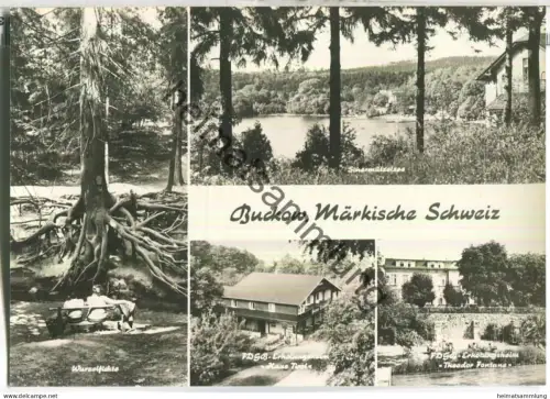 Bad Buckow - Märkische Schweiz - FDGB-Erholungsheim Theodor Fontane - Verlag H. Sander KG Berlin