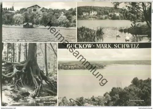 Bad Buckow - Märkische Schweiz - Kinderheim Weisse Taube - Verlag VEB Bild und Heimat Reichenbach