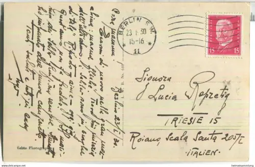 Berlin - Unter den Linden - Nachtaufnahme - Verlag I. W. B. Nr. 640