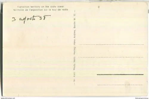 Berlin - Funkturm - Verlag Hans Andres Berlin