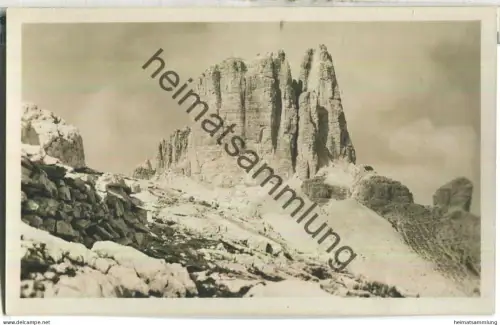 Punta dei Scarperi - Foto-Ansichtskarte - Hüttenstempel - Verlag Edizioni d'Arte Roma