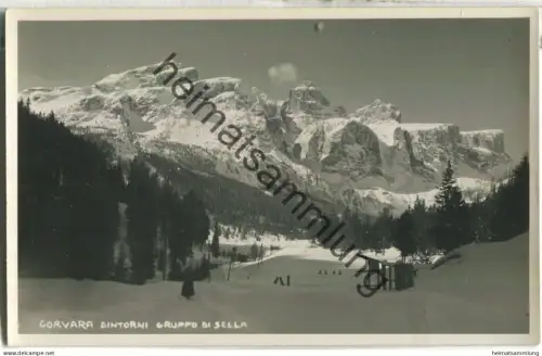 Corvara Dintorni - Kurfar - Gruppo di Sella - Foto-Ansichtskarte - Hüttenstempel