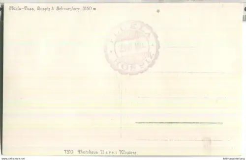 Flüela-Pass - Hospiz - Foto-Ansichtskarte - Verlag Photohaus Berni Klosters