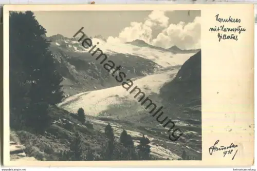 Hornspitze - Hornkees - Foto-Ansichtskarte - Verlag Hans Hruschka Mayrhofen