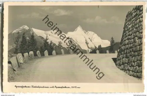 Grossglockner Hochalpenstrasse - Foto-Ansichtskarte - Verlag Franz Schilcher Klagenfurt