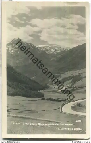 Sölden - Ötztal - Foto-Ansichtskarte - Verlag Chizzali Innsbruck