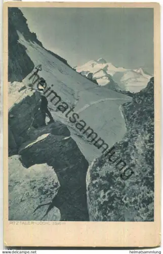 Wildspitze - Pitztaler Jöchl - Hüttenstempel - Verlag O. Stöckle München
