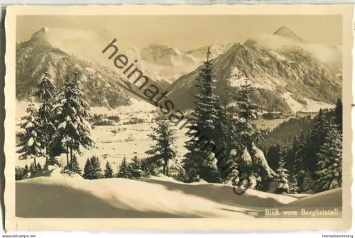 Blick vom Cafe Bergkristall - Foto-Ansichtskarte - Verlag J. Heimhuber Sonthofen