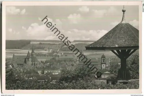 Ansbach - Gesamtansicht - Foto-Ansichtskarte - Verlag Ludwig Riffelmacher Fürth