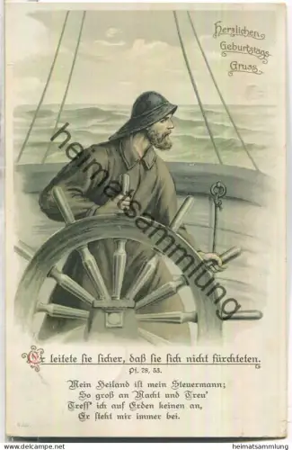 Geburtstags-Gruss Er leitete sie sicher... Psalm 78 53