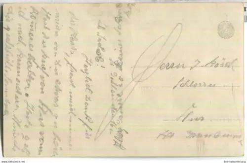 Schuhmacher - Liebe - coloriert - Verlag L. J. S. F. F. Nr. 3122/2 - Rückseite beschrieben ca. 1910