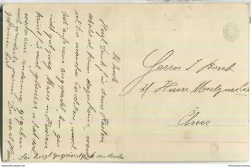 Schuhmacher - Liebe - Verlag L. J. S. F. F. Nr. 3122/6 - Rückseite beschrieben ca. 1910