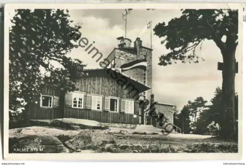 Kalmit - Ludwigshafener Hütte und Aussichtsturm - Foto-Ansichtskarte - Verlag Alfred Löwenberg in Ludwigshafen