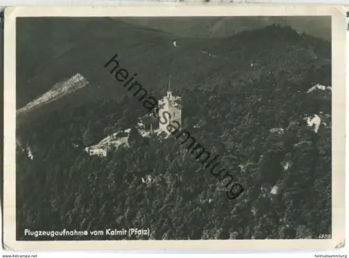 Flugzeugaufnahme vom Kalmit - Foto-Ansichtskarte - Luftbildaufnahme der Badisch-Pfälzischen Luft-Hansa AG Mannheim