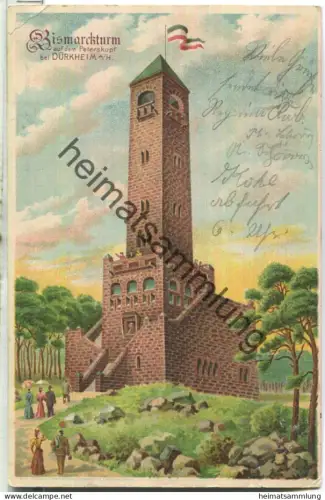Bismarckturm auf dem Peterskopf - Verlag J. Rheinberger Dürkheim